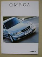 Opel Omega B Facelift Prospekt Juli 2000 NEU