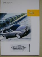Opel Signum Prospekt Januar 2004