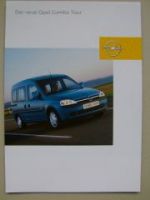 Opel Combo Tour Prospekt Juni 2002 NEU