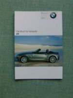 BMW Handbuch für Verkäufer Z4 E85 Roadster +Individual 2005