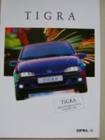 Opel Tigra Prospekt Februar 1996 NEU