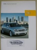 Opel Vectra Caravan Prospekt Dezember 2003