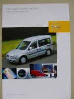 Opel Combo 1.6CNG Vorabinformation NEU