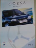 Opel Corsa B World Cup Prospekt Januar 1998