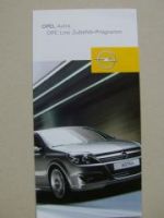 Opel Astra OPC Line Zubehör-Programm Flyer