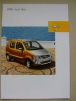 Opel Agila Njoy Prospekt Dezember 2002