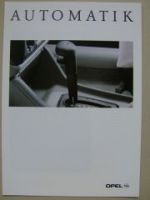 Opel Automatik Prospekt März 1993