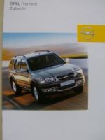 Opel Frontera Zubehör Prospekt März 2003