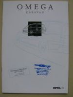 Opel Omega B Caravan Prospekt März 1998