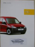 Opel Combo Prospekt Juli 2003 NEU