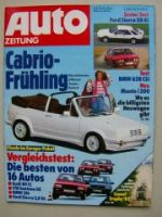 Auto Zeitung 10/1983 BMW 628CSI E24, Sierra XR4i, E30, Manta i20