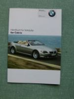 BMW Handbuch für Verkäufer 6er Cabrio E64 630i 645Ci 2004