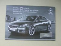 Opel Preisliste Insignia +Sports Tourer Oktober 2008