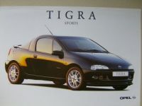 Opel Tigra Sports Prospektblatt Februar 1998