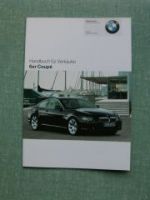 BMW Handbuch für Verkäufer 6er Coupe E63 645Ci +SMG2 2004