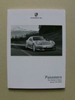 Porsche Panamera Preisliste September 2009 NEU