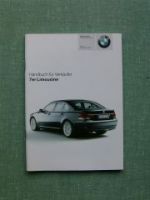 BMW Handbuch für Verkäufer 7er Limousine E65 E66 +Individual 200