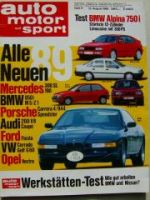 ams 17/1988 BMW Alpina 750i E32, Z1, Rover 827 Sterling