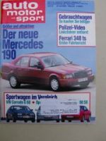 ams 16/1990 Ferrari 348ts, Nissan 200SX, VW Corrado G60