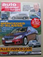 ams 7/2006 Dauertest Opel Meriva, RAV4, Z4 E85,Mercedes GL