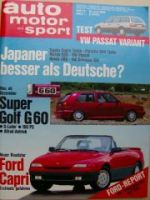 ams 13/1988 VW Rally Golf G60, VW Passat Variant 35i
