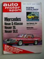 ams 15/1977 VW Golf1 Diesel Typ17, R107,Opel Diplomat