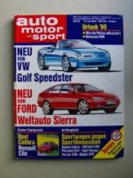 ams 13/1990 VW Golf G60,Opel Calibra,Renault Clio,Alpina B10 E34