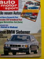 ams 18/1986 Ford Sierra Cosworth, BMW 7er E32