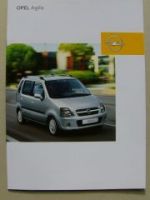 Opel Agila Prospekt August 2003 +Preise +Zubehör