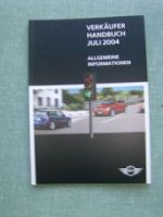 BMW Mini Handbuch für Verkäufer R50 R53 R52 Allgemeine Informati