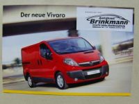 Opel Vivaro Prospektblatt Juli 2006