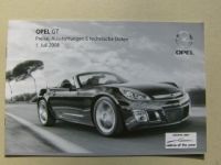 Opel G T Juni 2008 NEU