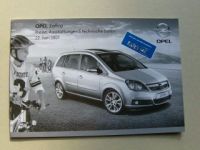 Opel Preisliste Zafira B +CATCH Me Juni 2007 NEU