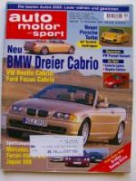 ams 24/1999 Lancia Lybra, BMW Cabrio E46,Z3 Roadster