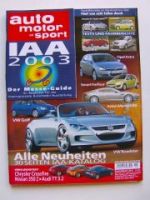 ams 19/2003 Nissan 350Z,Alpina B7 E65, BMW 520i E60,Streetka