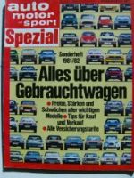 ams Spezial Gebrauchtwagen 1982/83 E12,W123,W116,E23,E21