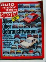 ams Spezial Gebrauchtwagen 1/1983 E12,W123,W126,E23,E21