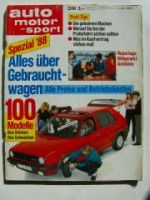 ams Spezial Gebrauchtwagen 1988 BMW E28,Alfa33,2CV,Y10,R4