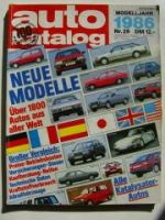 auto katalog 1986 Nr.29 BMW E30, E28, W124, Rover 216, Y10