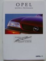 Opel Modell-Programm Prospekt April 1997 NEU