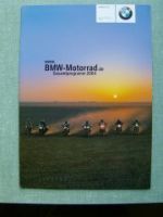 BMW Motorrad Gesamtprogramm 2004 Prospekt