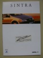 Opel Sintra Prospekt August 1998