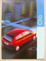 Renault Clio Prospekt Dänemark Dezember 1998 +Preisliste