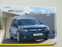 Opel Signum Prospekt November 2007 NEU