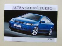 Opel Astra Coupè Turbo Prospektblatt Mai 2000