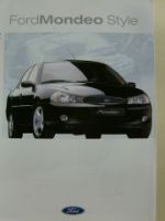 Ford Mondeo Style Prospekt Dezember 1999 NEU