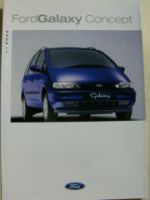 Ford Galaxy Concept Prospekt Dezember 1999