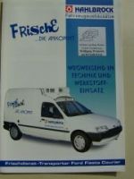 Ford Fiesta Courier Hahlbrock Fahrzeugbausätze Prospekt