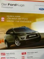 Ford Kuga & Focus Pressespiegel ca. 2008 A3 Format NEU