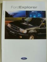 Ford Explorer Prospekt Dezember 1999 NEU